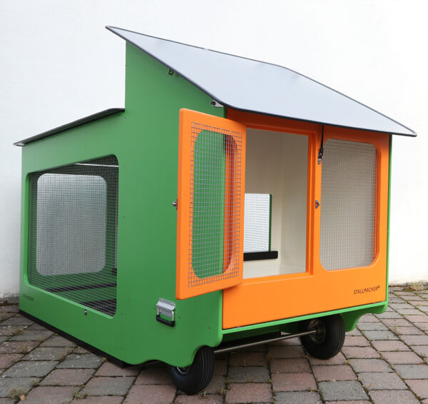 Austausch-Rückwand für Compact-Star-Stallhaus zur Kaninchen- oder Wachtelhaltung – Bild 4