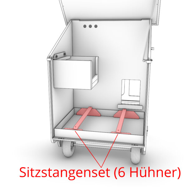 Innensitzstange aus Holz – Bild 2