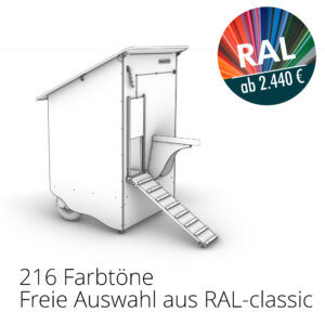 Compact-Star-Classic für Hühner: in Wunschfarbe lackiert