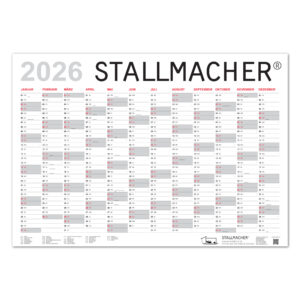 XXL Jahresplaner-, Wandplaner- bzw. Jahreskalender 2026