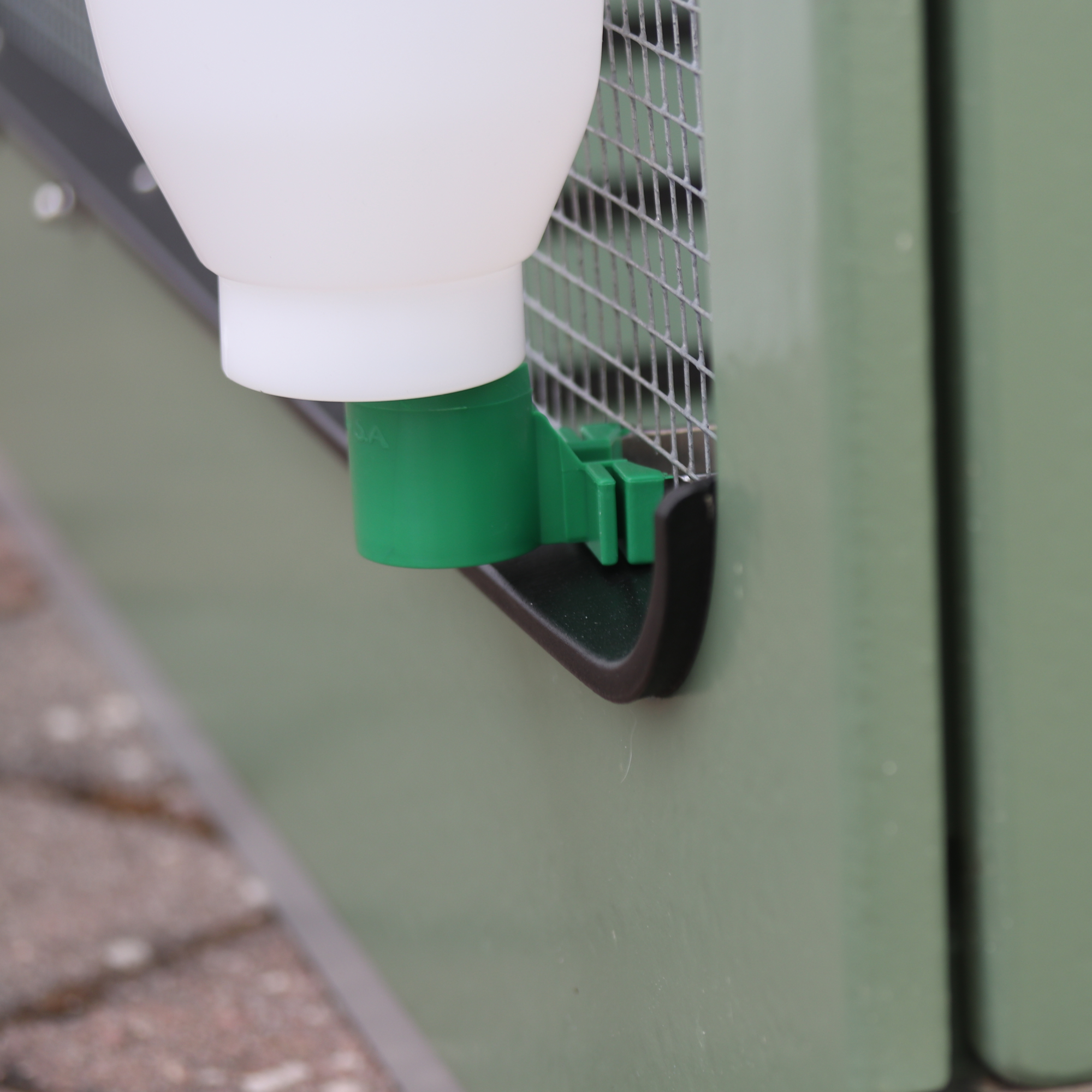 Gebrauchter Compact-Star-Max für Hühner, Resedagrün lackiert, Baujahr 2023, Test- und Erprobungsstall, mit Zubehör – Bild 11